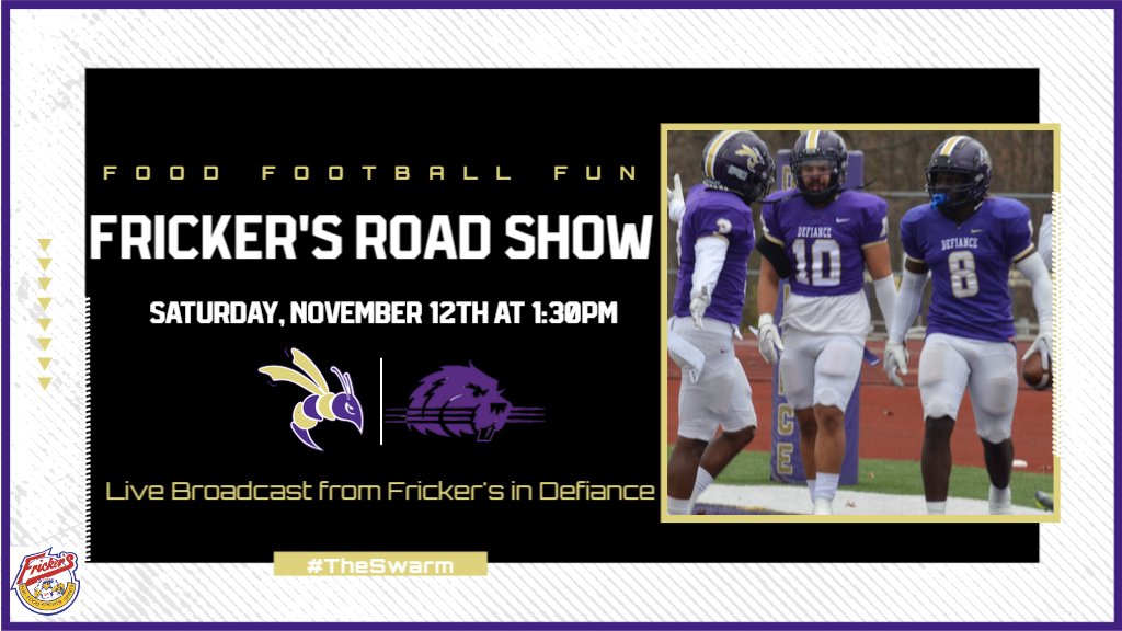 Football at Bluffton broadcast this Saturday from Fricker's in Defiance