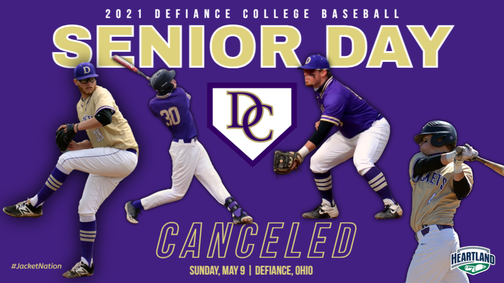 Baseball closes 2021 regular season with Senior Day cancelations