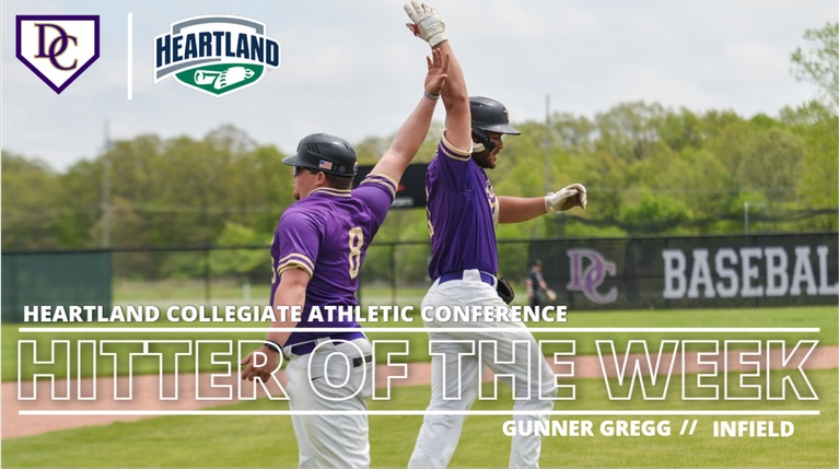 Gunner Gregg named HCAC Hitter of the Week after hot finish to season