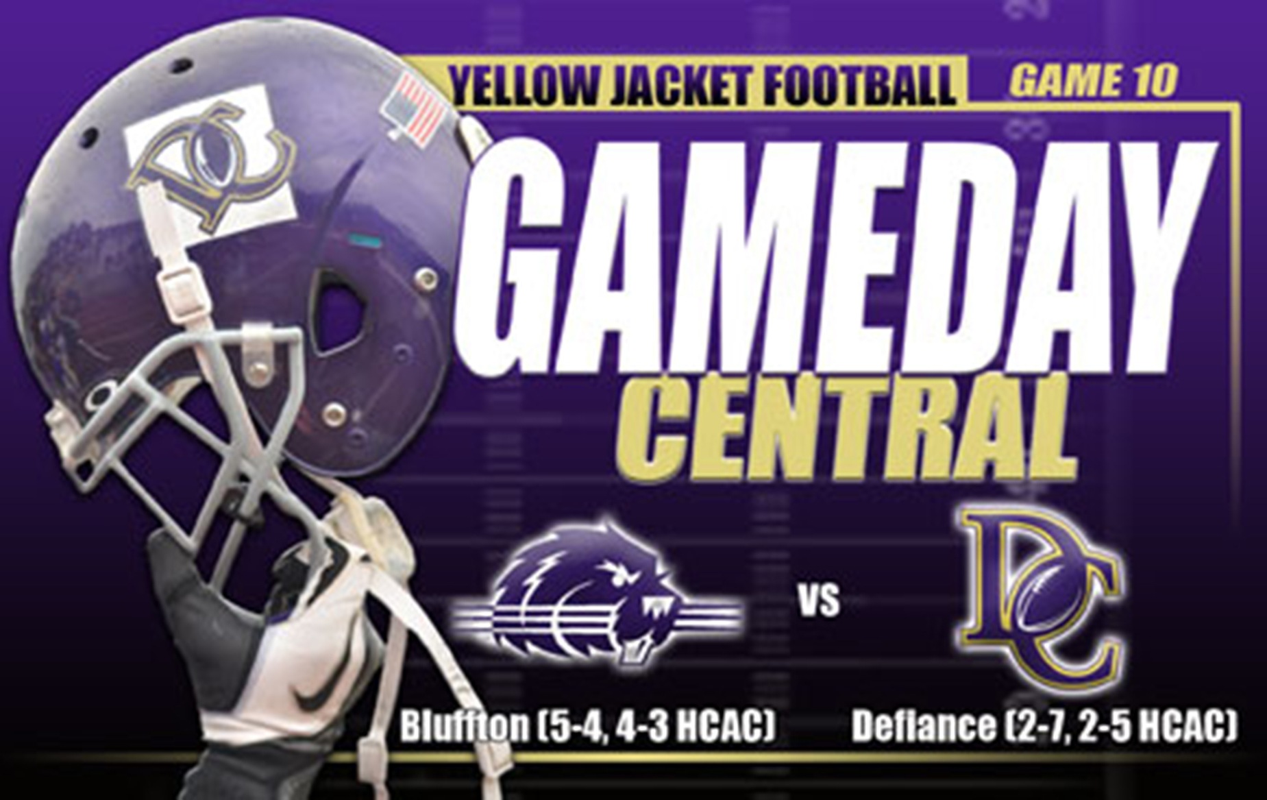 GAMEDAY CENTRAL - Defiance at Bluffton - Game Ten
