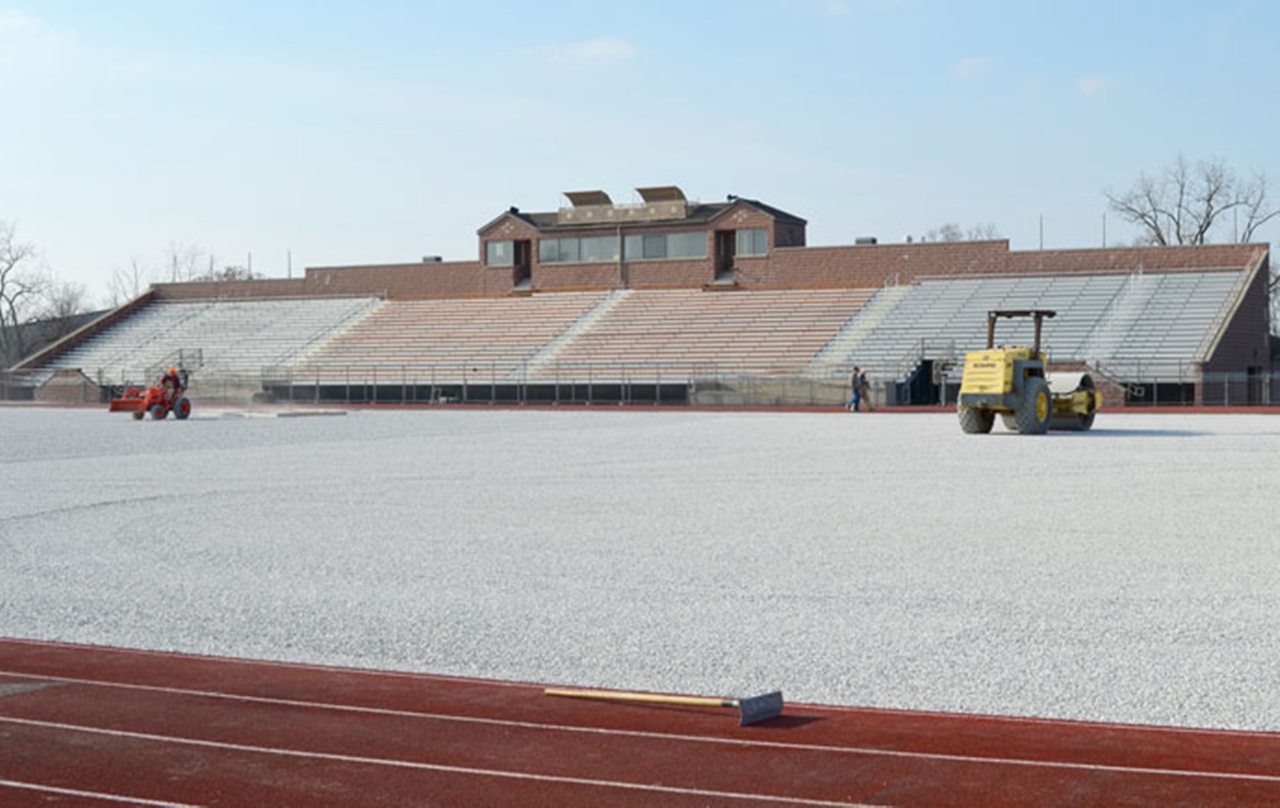 Progress Continues on Turfing Project at Coressel Stadium