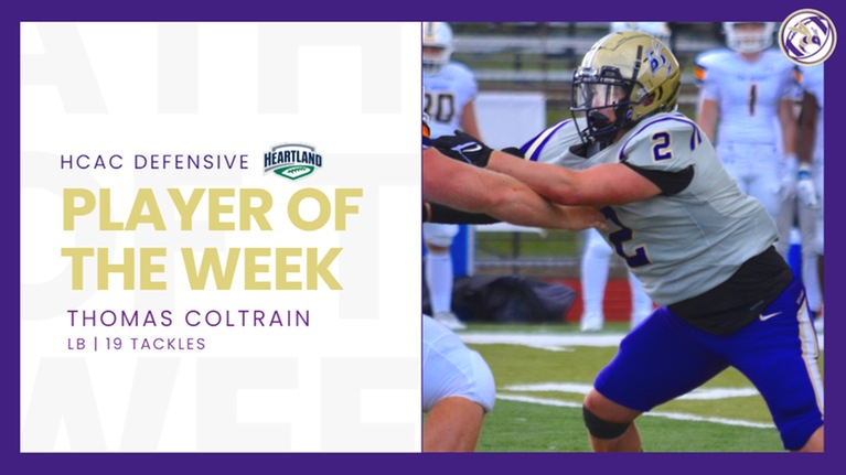 Coltrain named HCAC Defensive Player of the Week for the fourth time