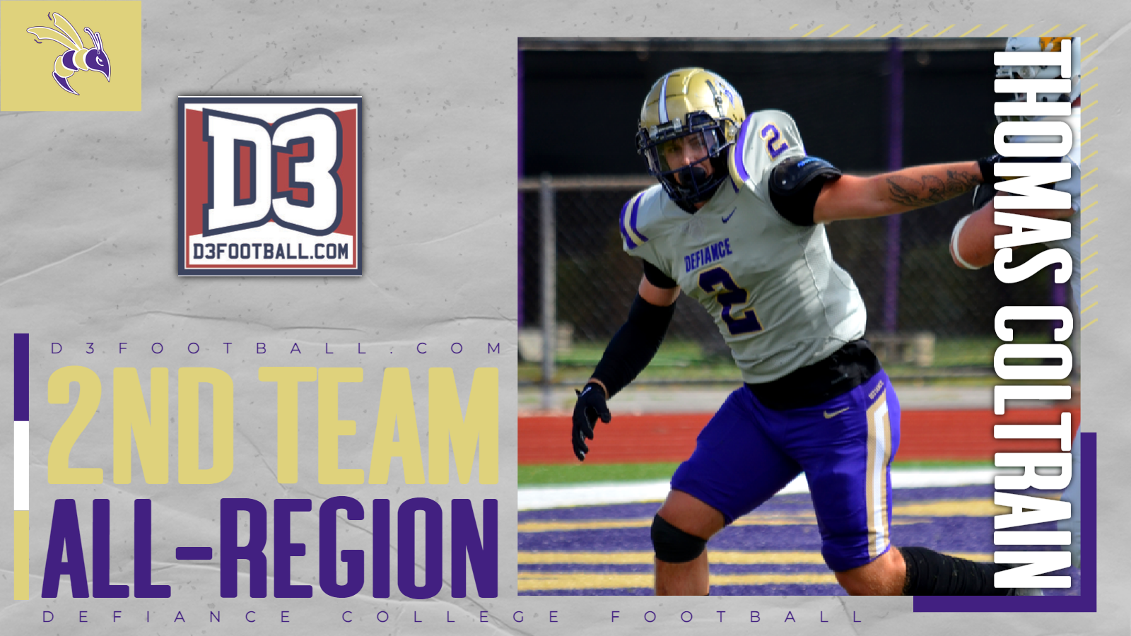 Coltrain named Second Team All-Region