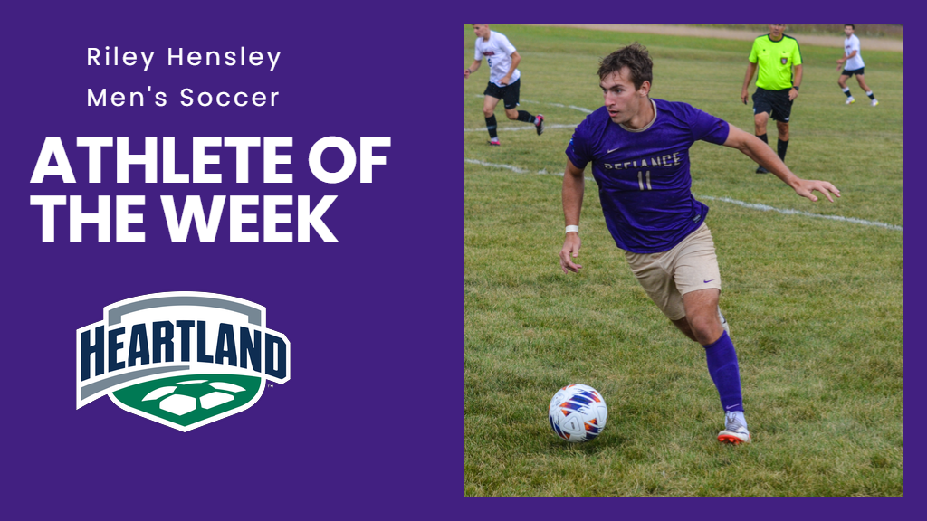 Hensley named HCAC Men's Soccer Offensive Player of the Week