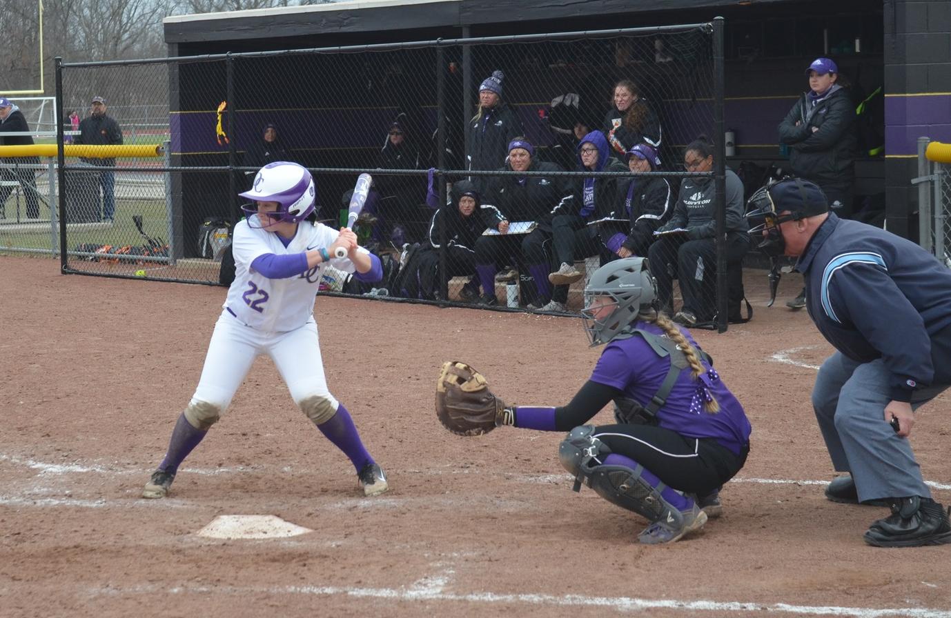 Purple and Gold's Rally Leads to Sweep in Twin Bill With Manchester