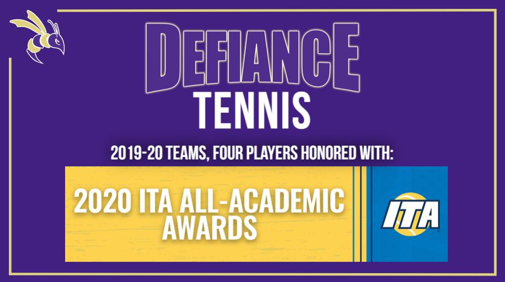 Men’s, women’s tennis programs earn 2020 ITA All-Academic Awards