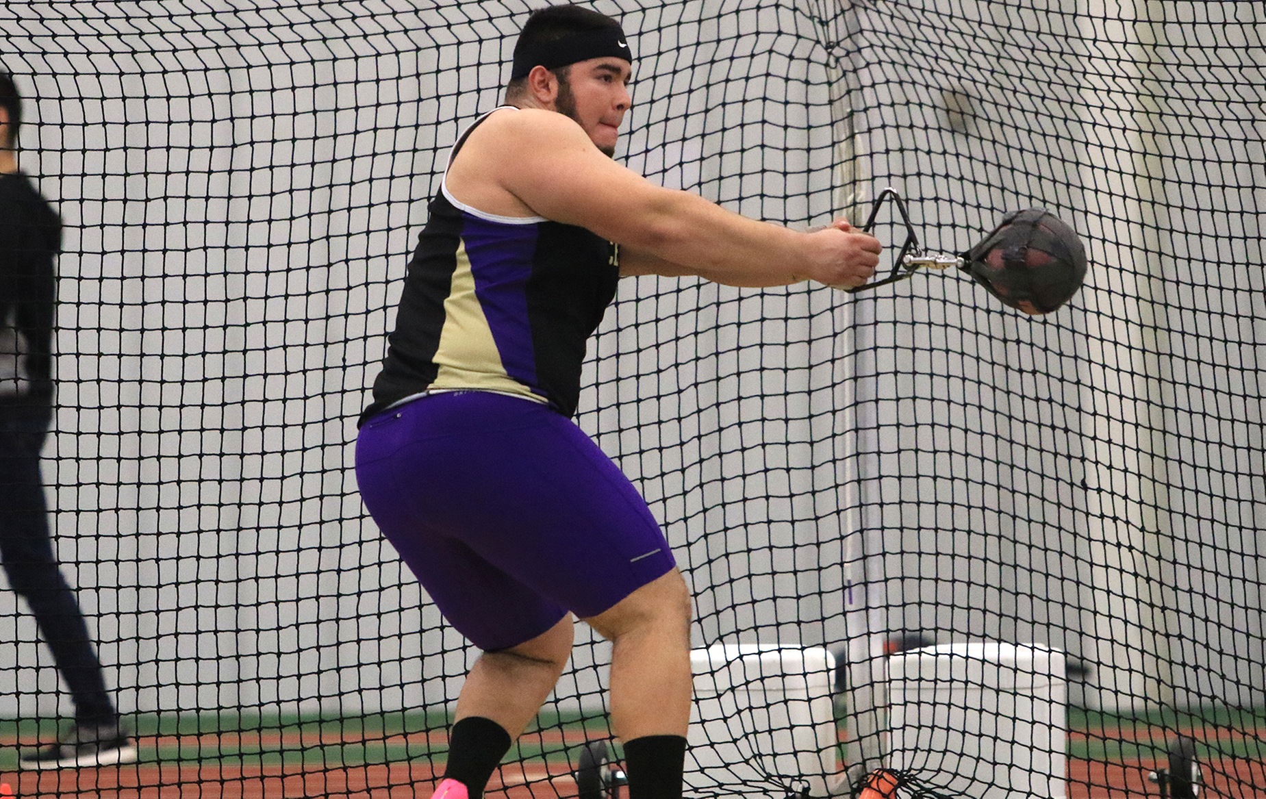 Petro Earns Victory in Weight Throw to Lead Men's Track at SPIRE