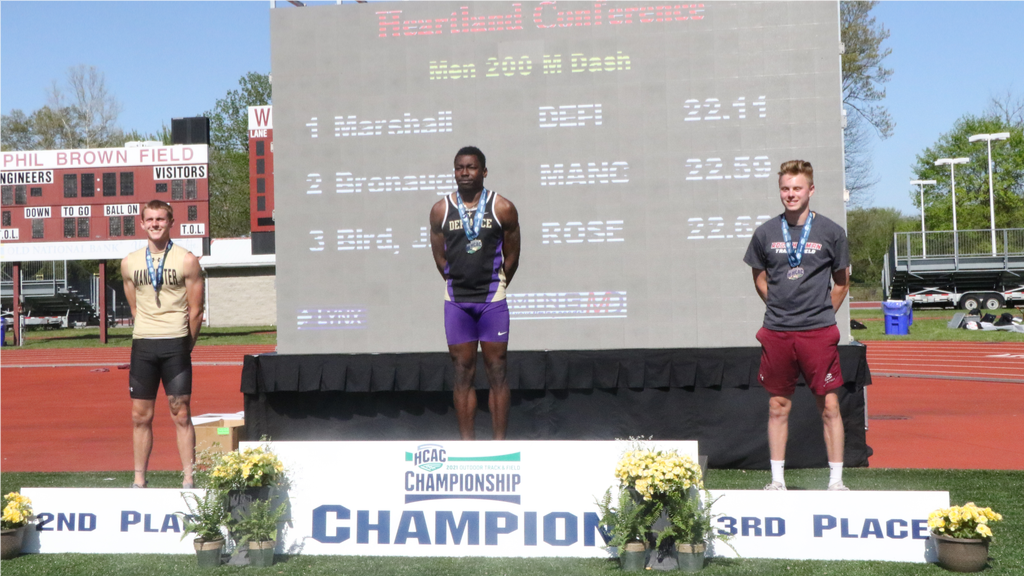 Marshall leads men’s track & field to 6th-place finish at HCAC Outdoor Championship