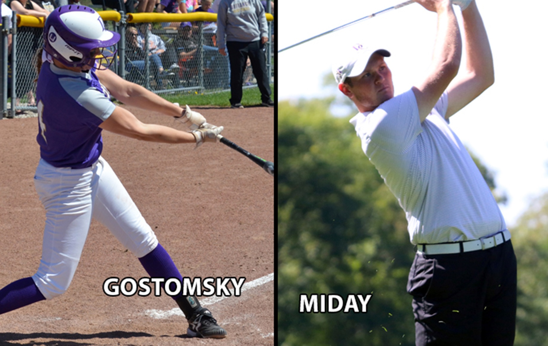 Gostomsky and Miday Garner HCAC Player of the Week Honors