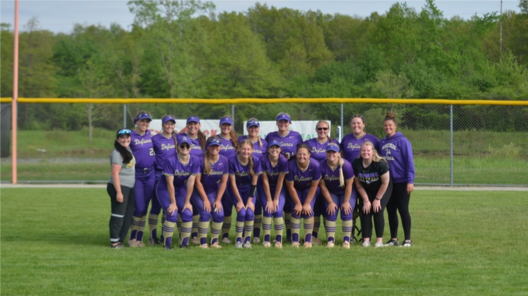 Softball concludes regular season with 8-4 win over Manchester