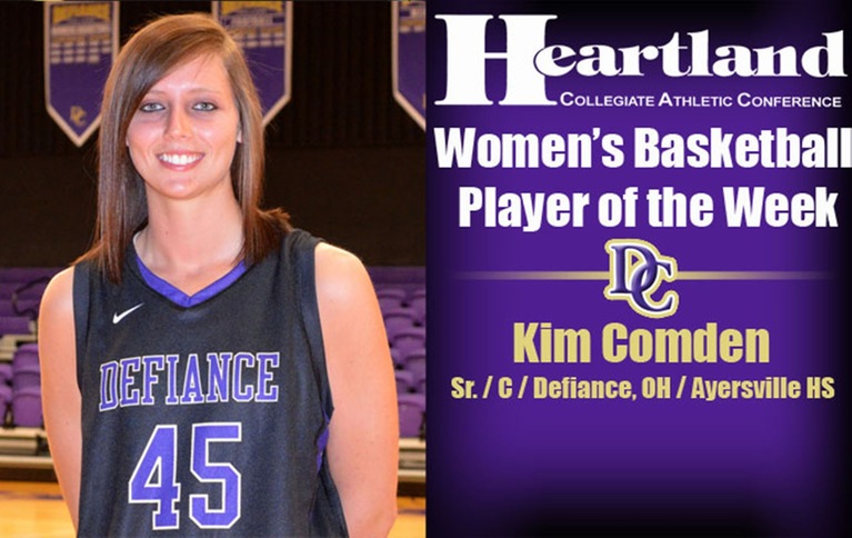 Comden Named HCAC Player of the Week For Second Time
