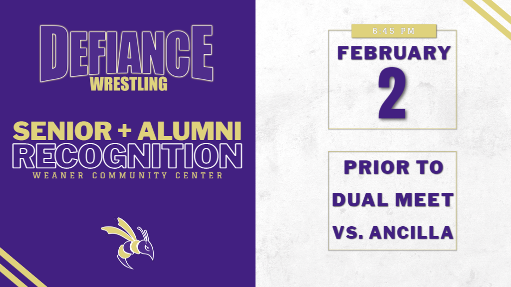 Wrestling to hold Senior Night and Alumni Recognition on February 2