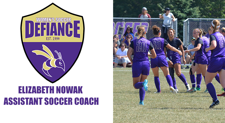 Nowak Joins Defiance College Women's Soccer Coaching Staff