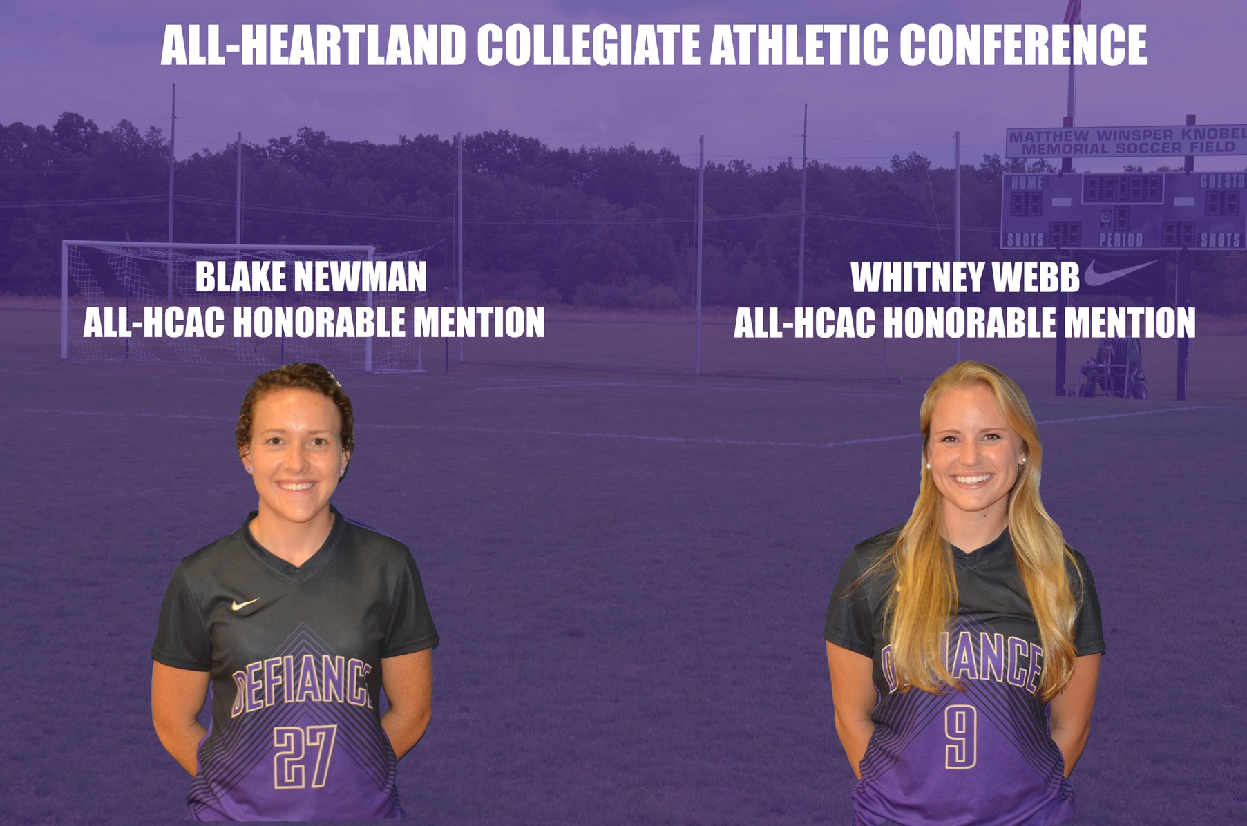 Women's Soccer Lands Trio on All-HCAC Lists
