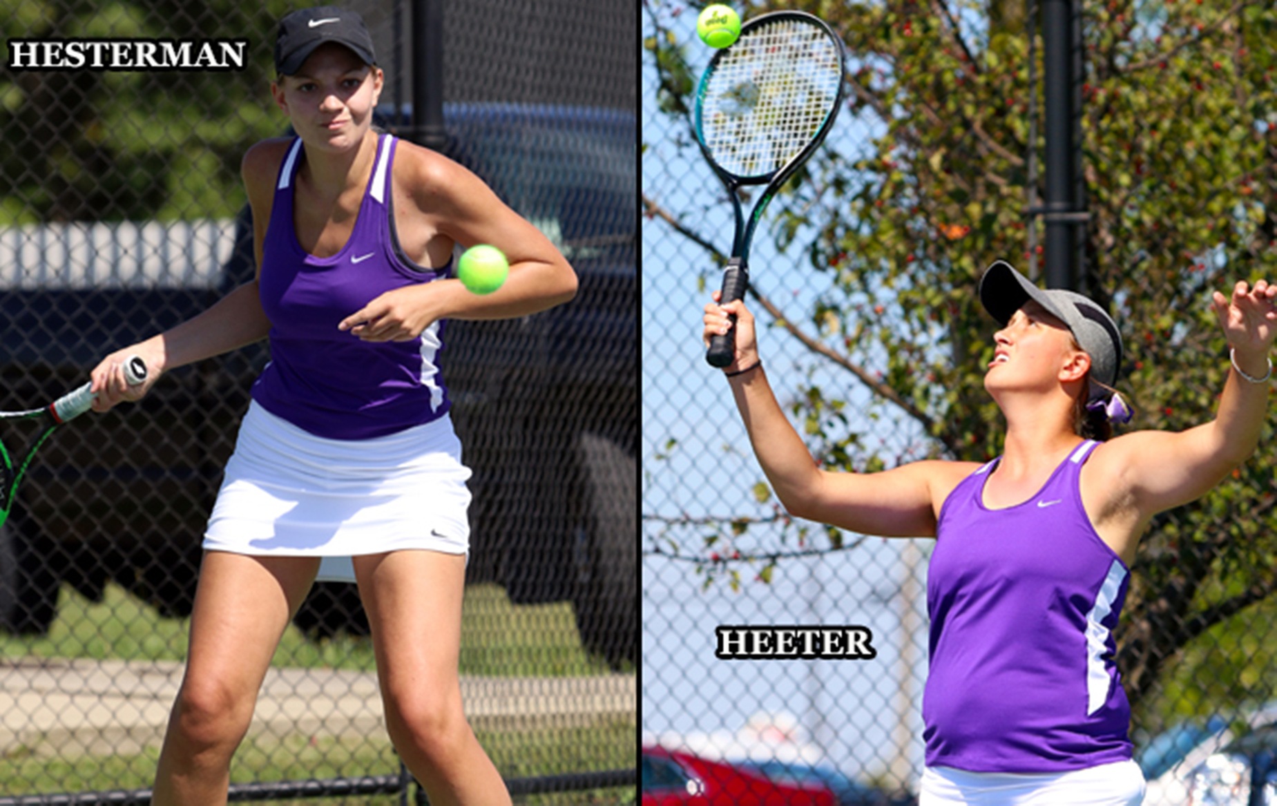 Hesterman and Heeter Earn All-HCAC Honors