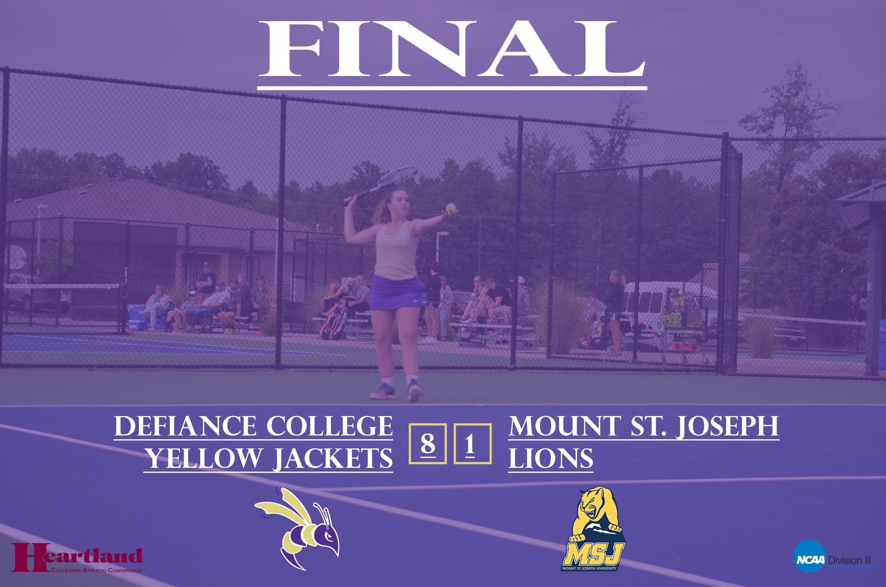 Yellow Jackets Earn First Victory of the Season, Dominating Mt. St. Joe 8-1
