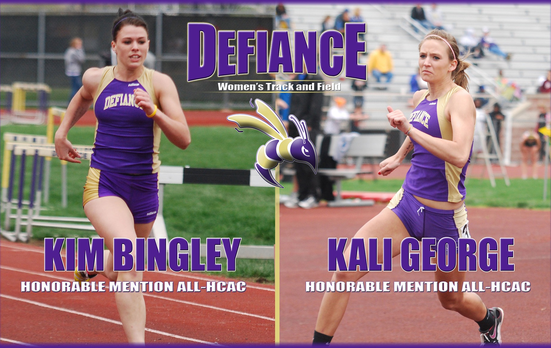 Bingley and George Named Honorable Mention All-HCAC