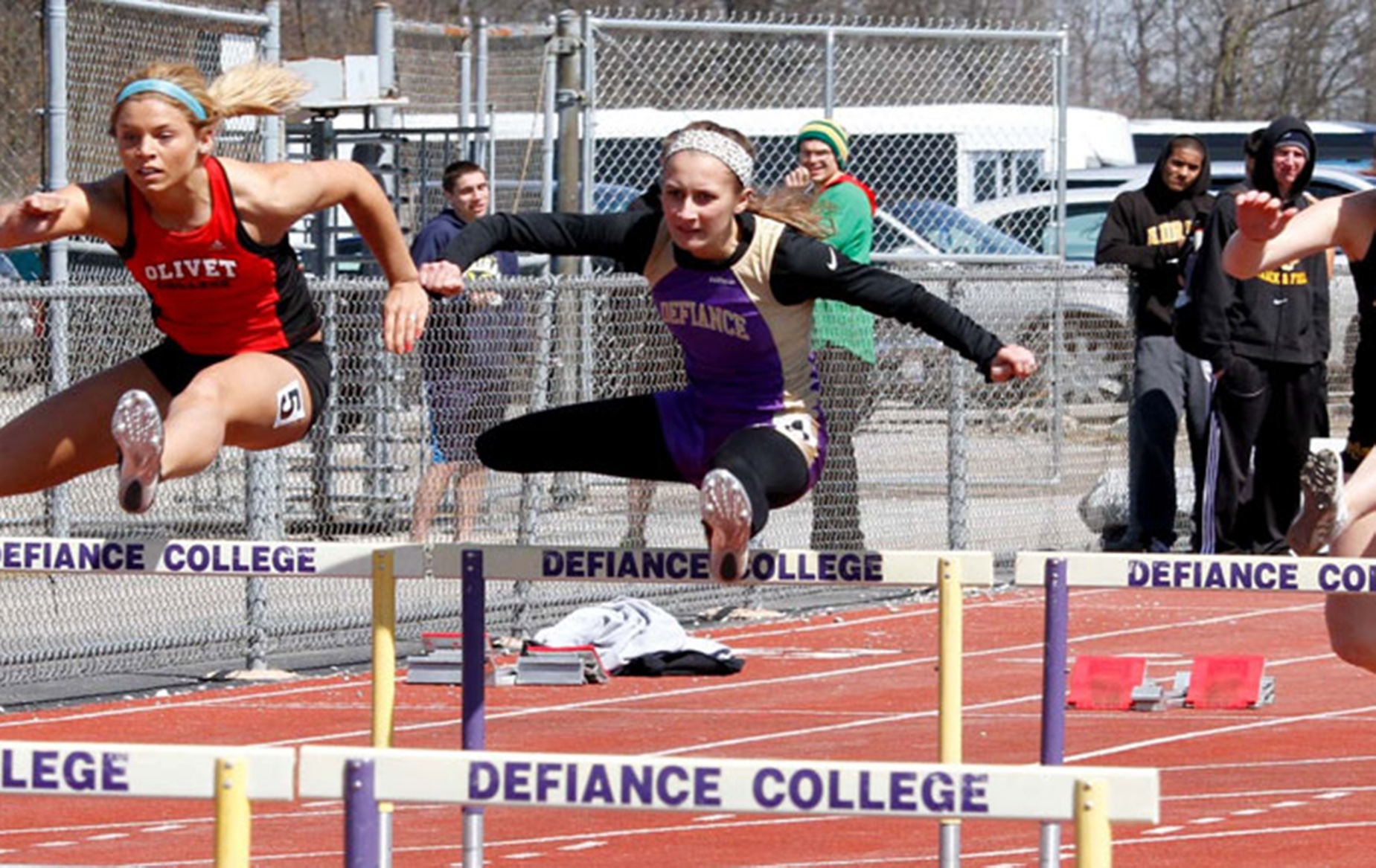Purple and Gold Sit Fifth After Day One of HCAC Championships