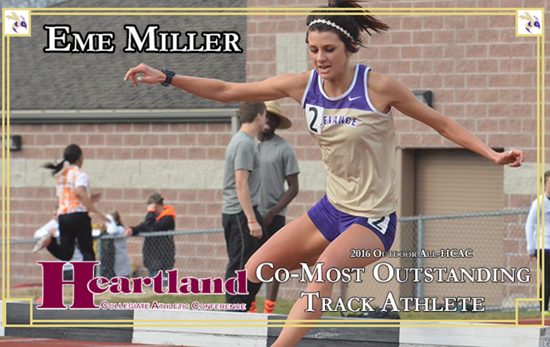 Four Tracksters Earn All-HCAC; Miller Named Co-MVP