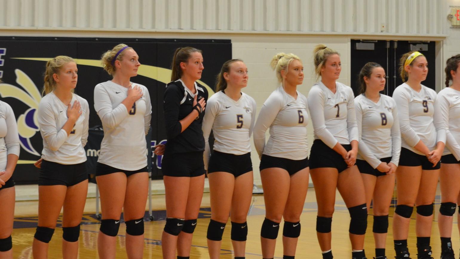 Yellow Jackets Drop Five Set Thriller at Anderson