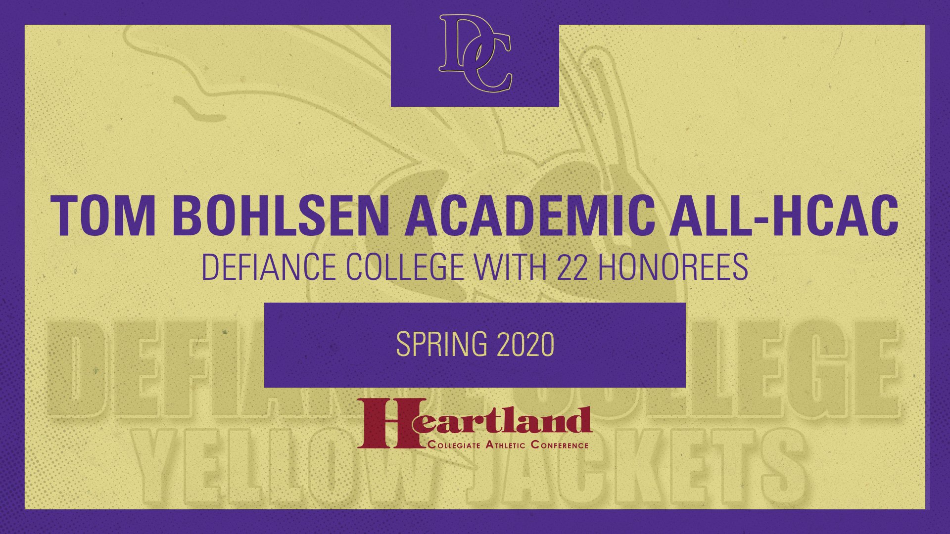 Twenty-two student-athletes named Academic All-HCAC in spring sports