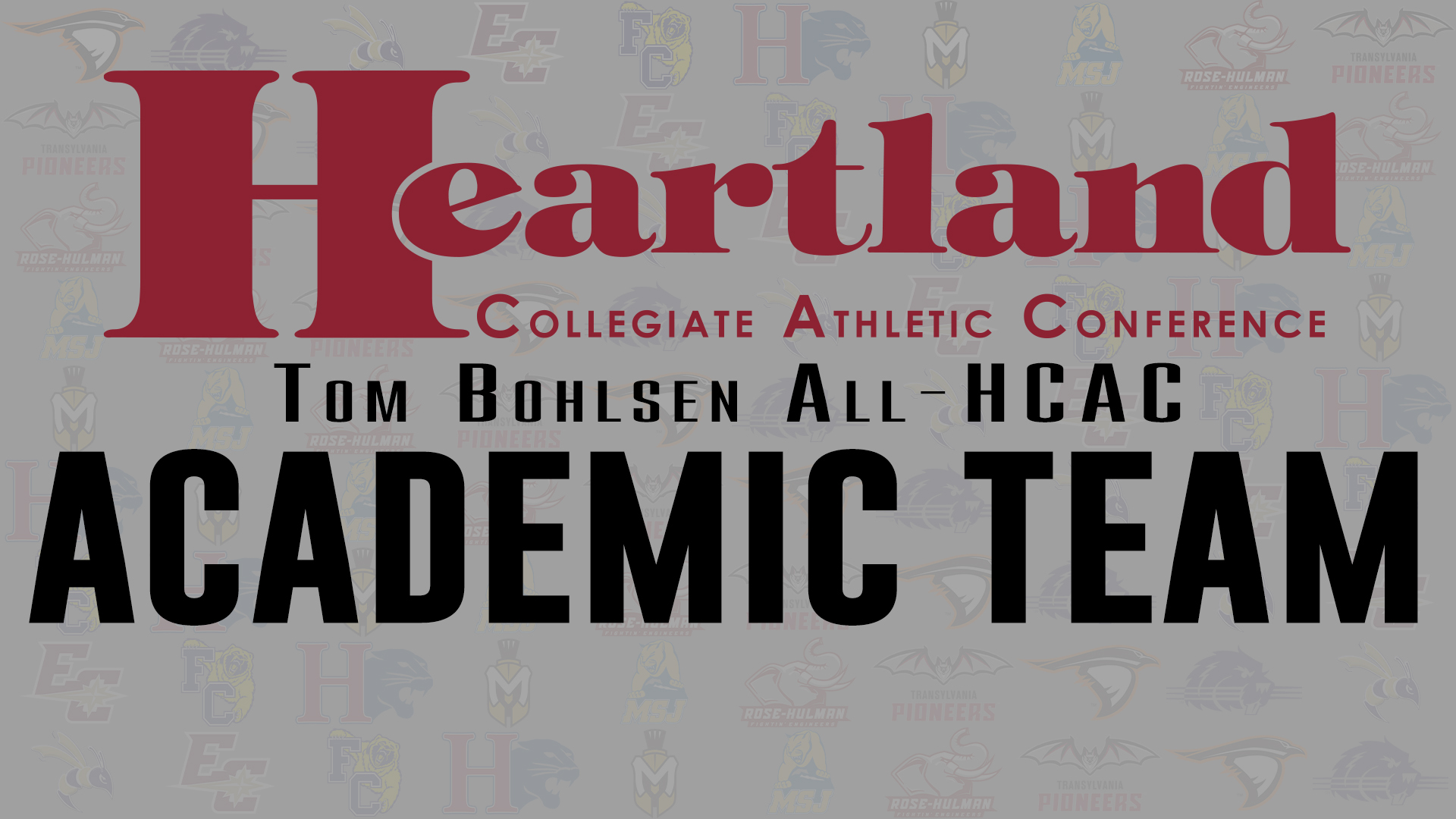 Fifteen student-athletes named Academic All-HCAC in fall sports
