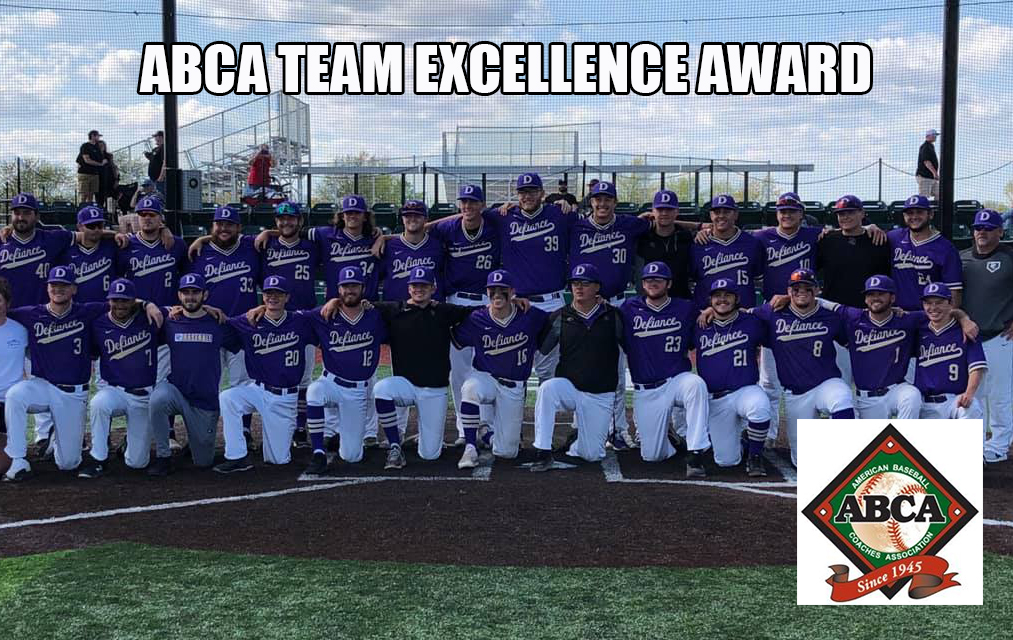 Baseball Earns 2018-19 ABCA Team Academic Excellence Award