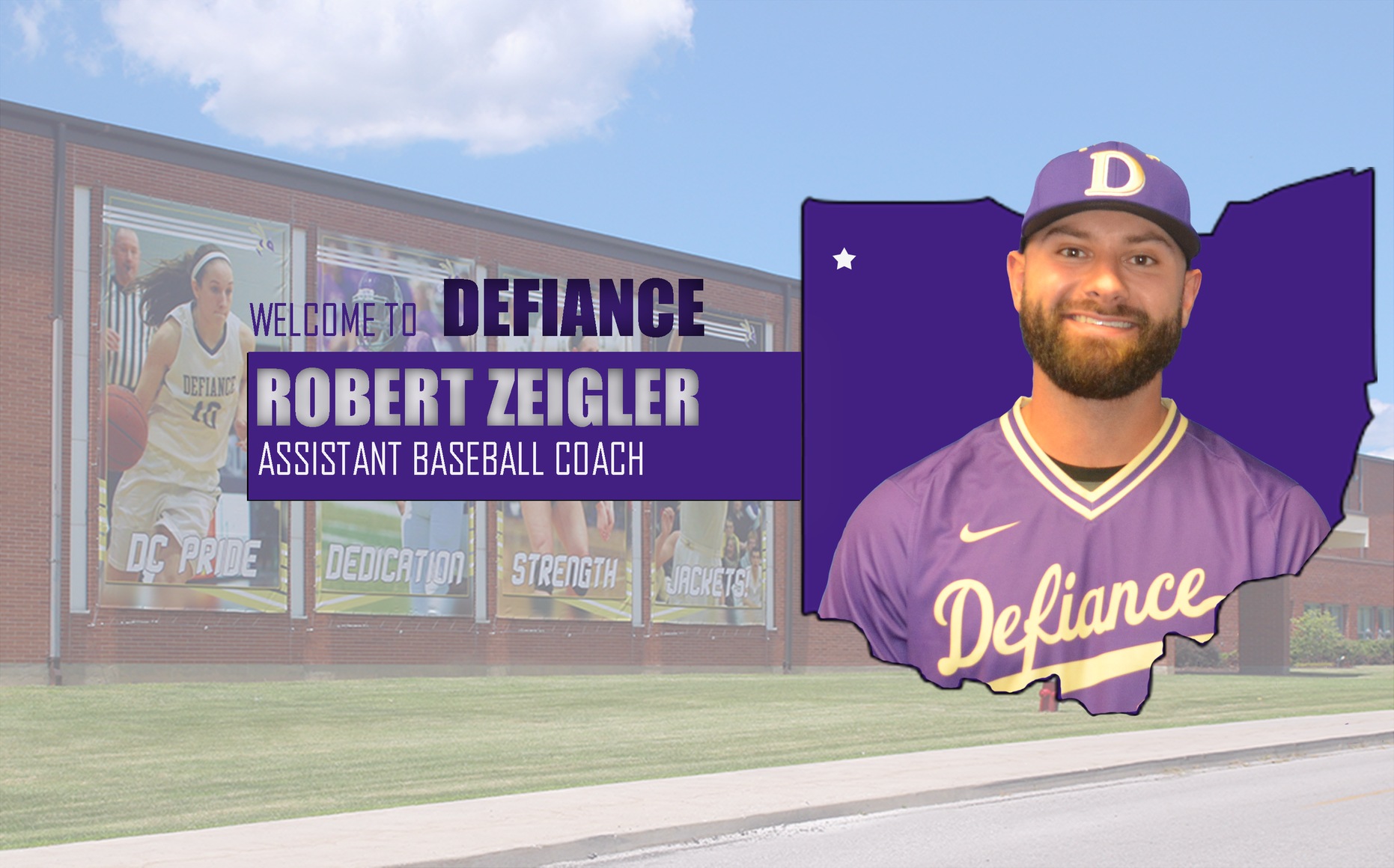 Defiance College Baseball Names Robert Zeigler as Assistant Coach
