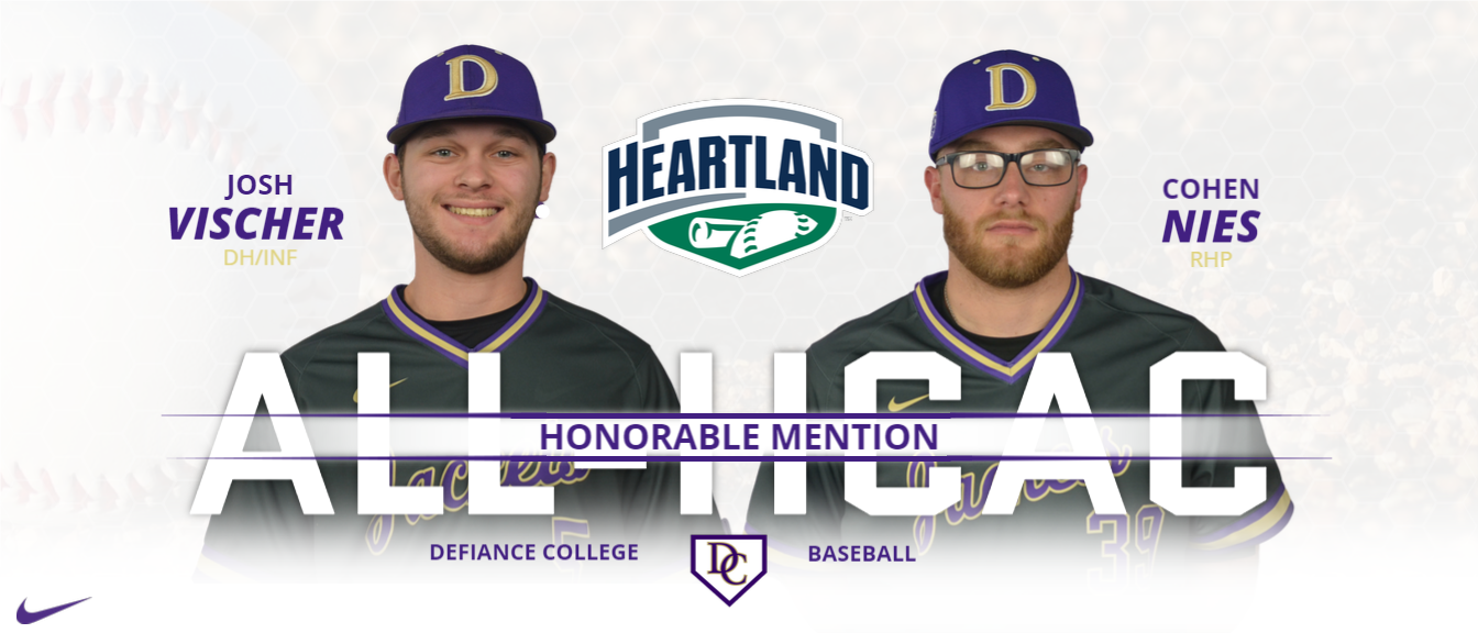 Nies, Vischer represent DC baseball among all-conference honorees