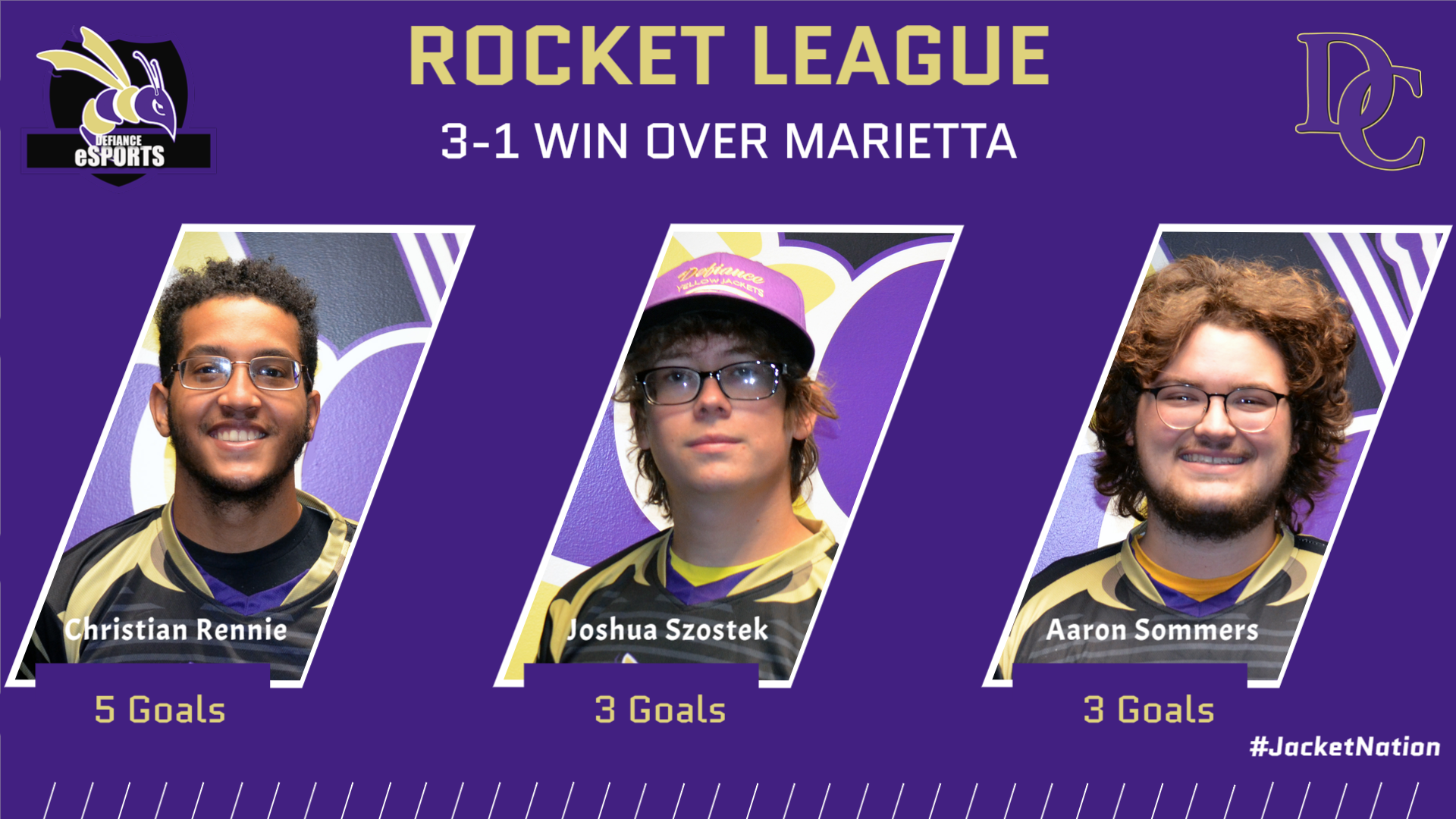Rocket League win over Marietta highlights esports’ busy Saturday