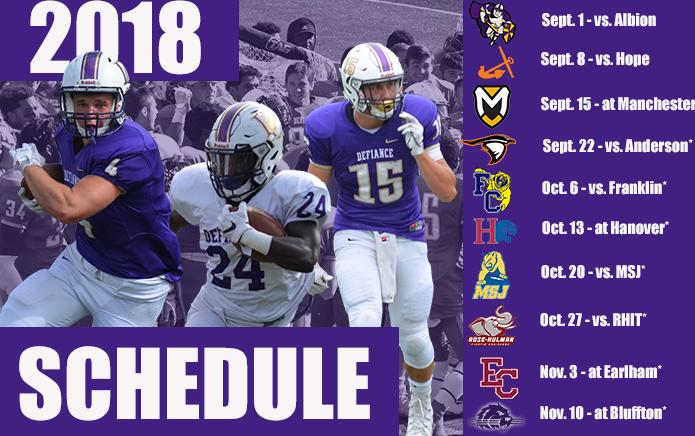 Football to Open 2018 Season with Albion