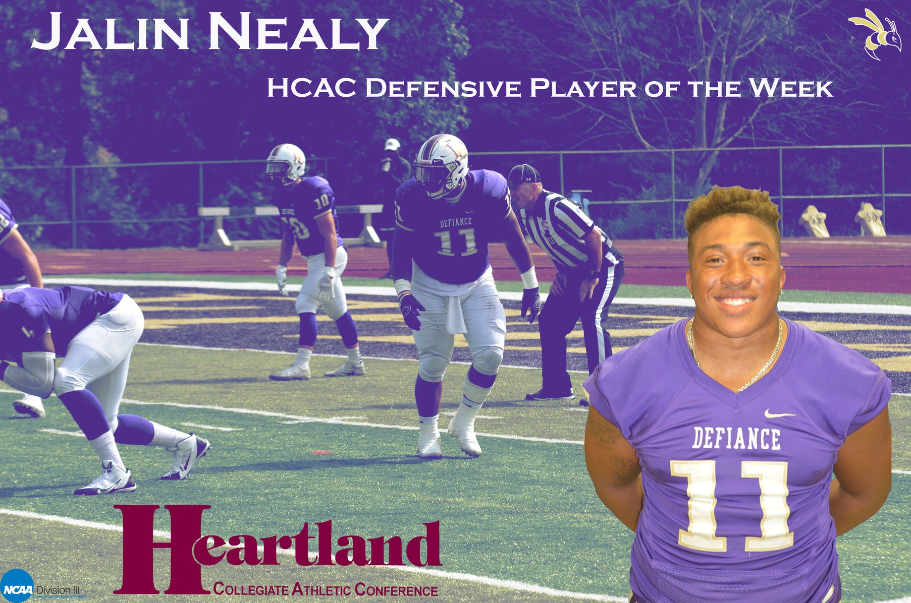 Nealy Named HCAC Player of the Week