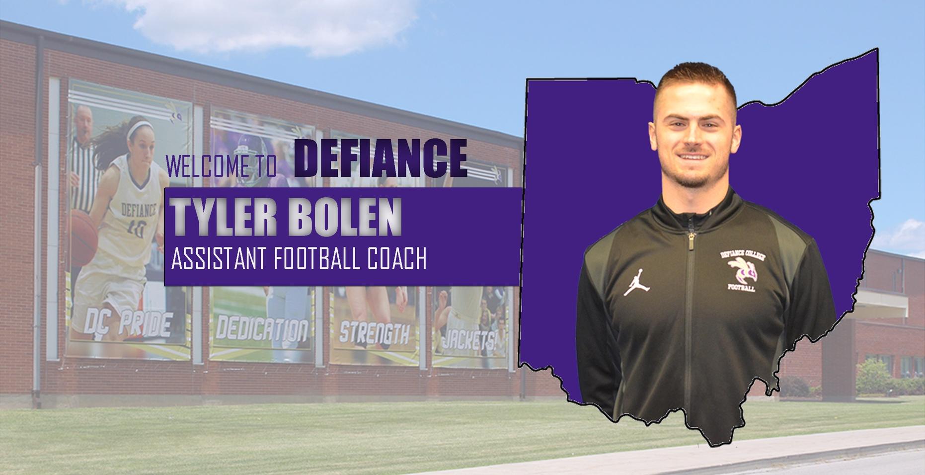 Defiance Welcomes Tyler Bolen to Coaching Staff