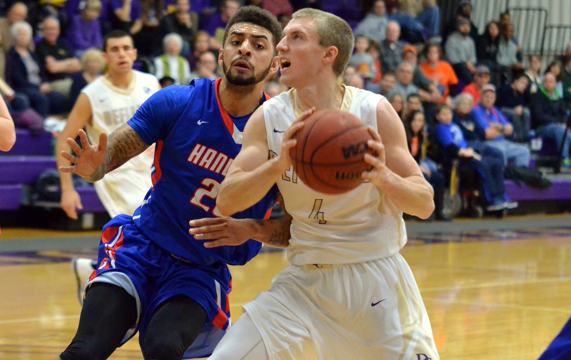 Men's Hoops Can't Overcome Hot First Half Shooting By MSJ