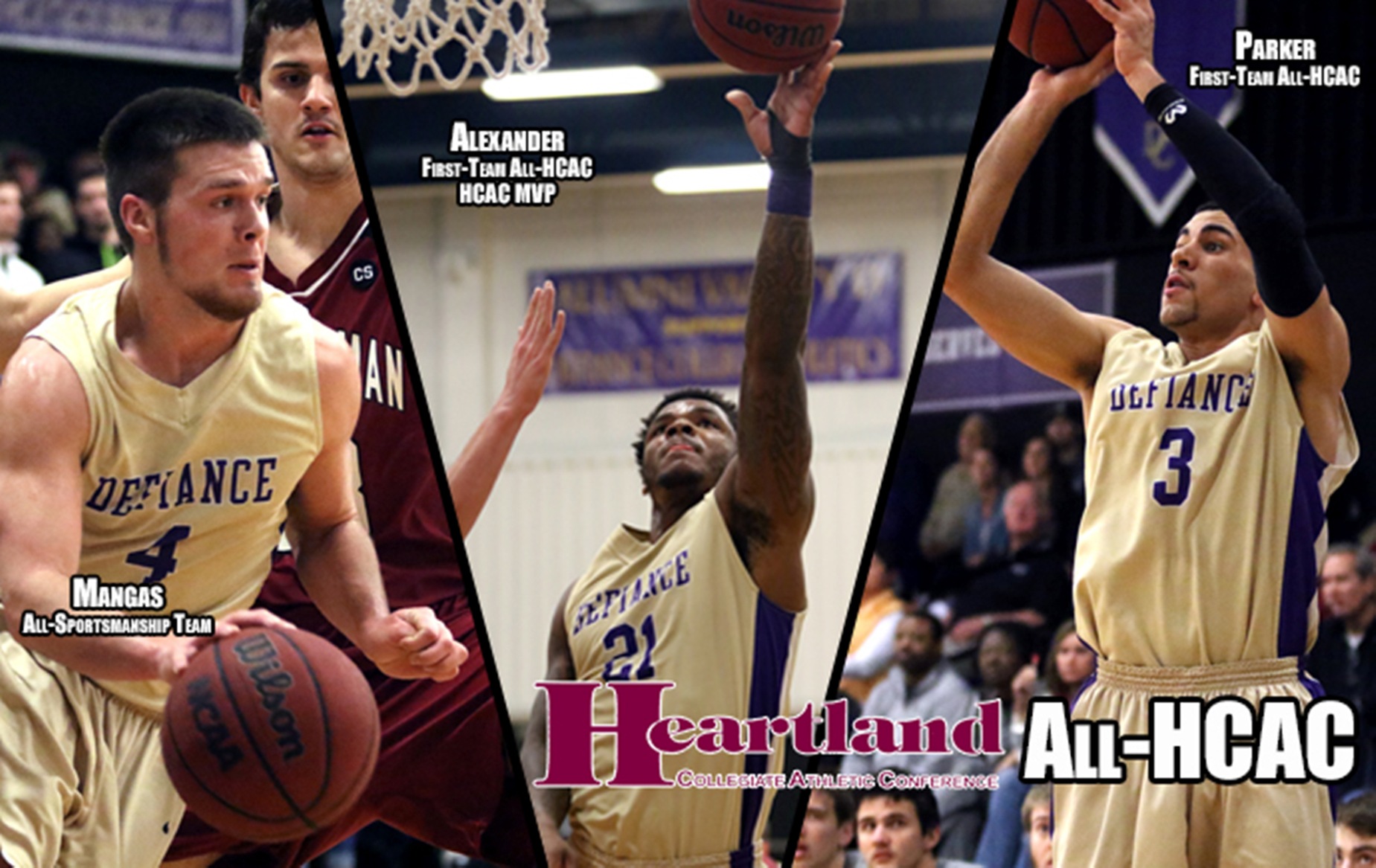 Defiance Has Three Named All-HCAC; Alexander Selected MVP