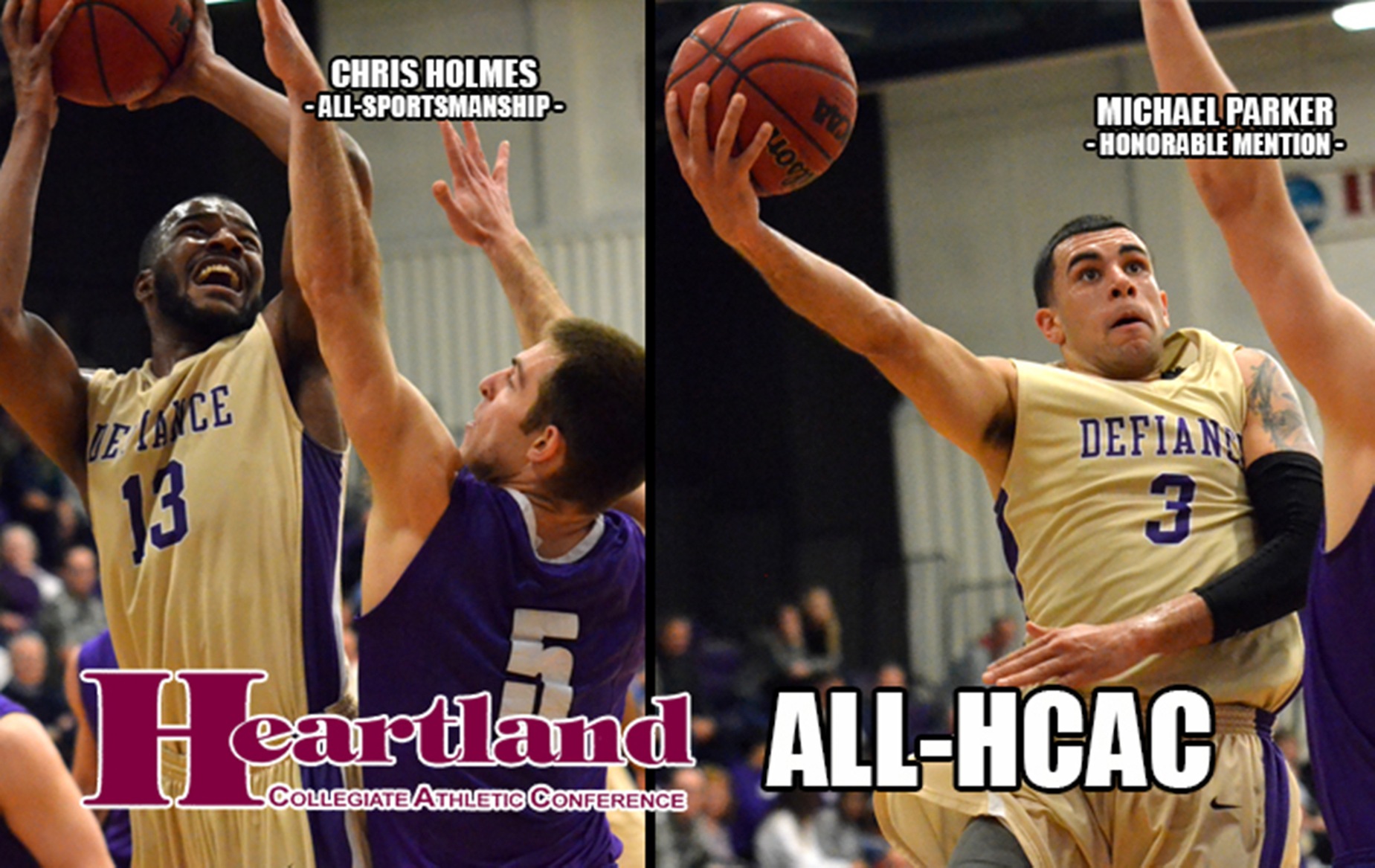 Parker Headlines All-HCAC Selections For Men's Basketball