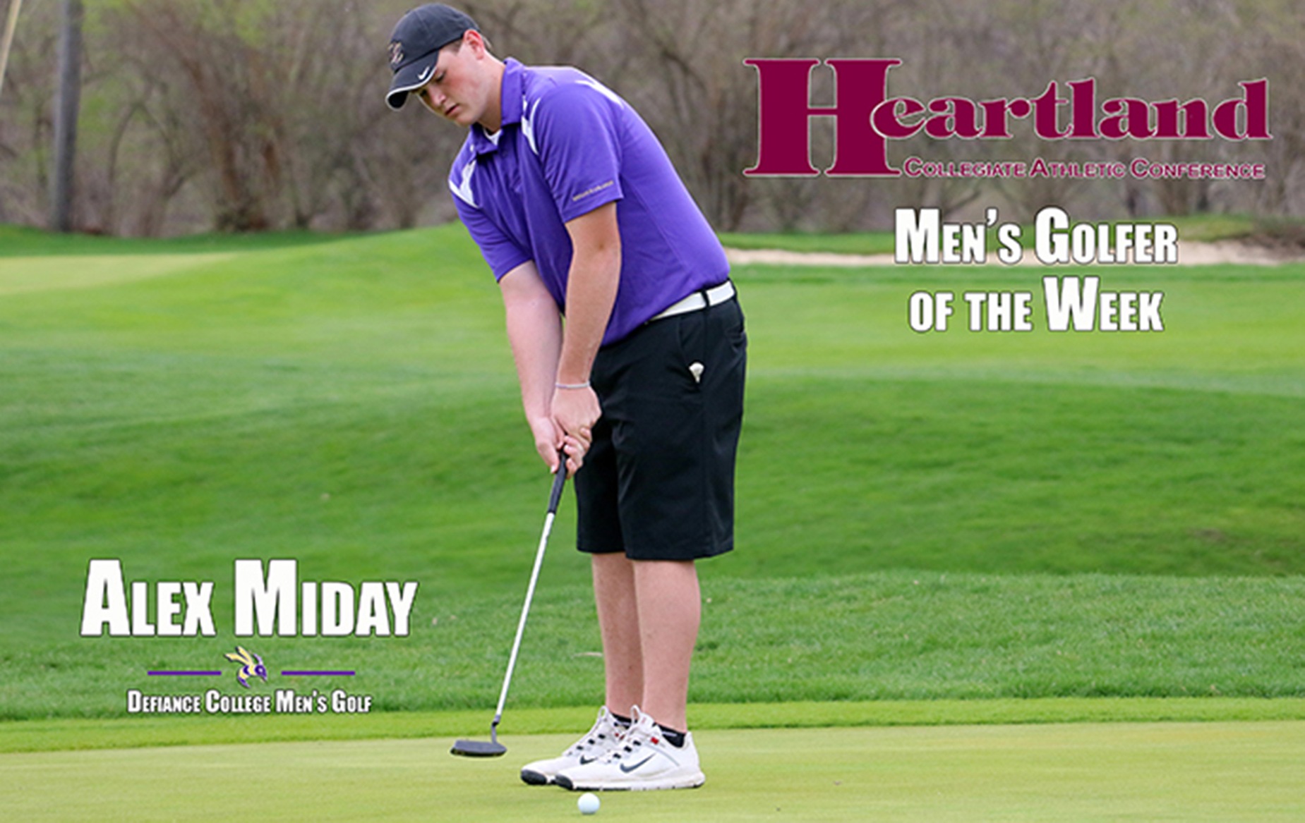 DC's Alex Miday Named HCAC Men's Golfer of the Week