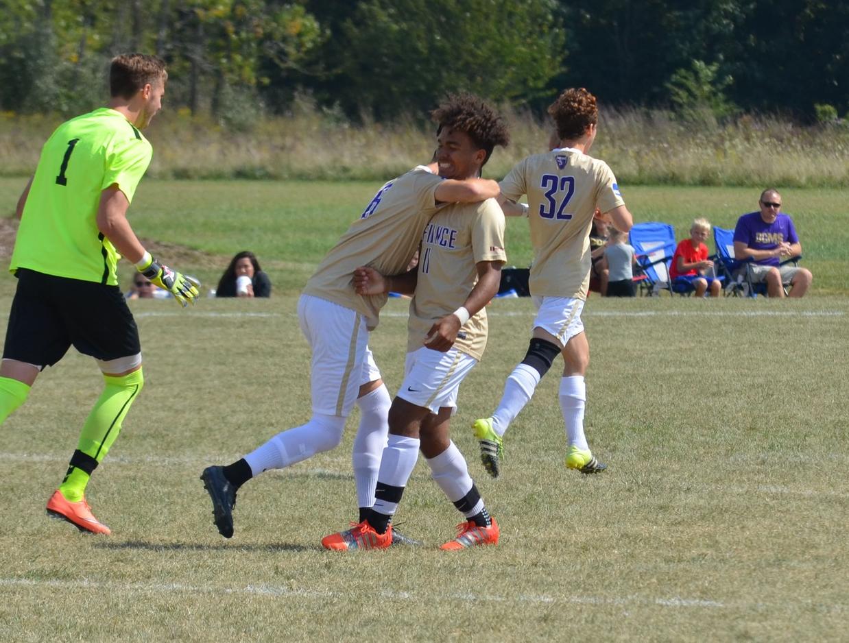 Men’s Soccer Stings Bethany on the Final Day of the Purple and Gold Classic