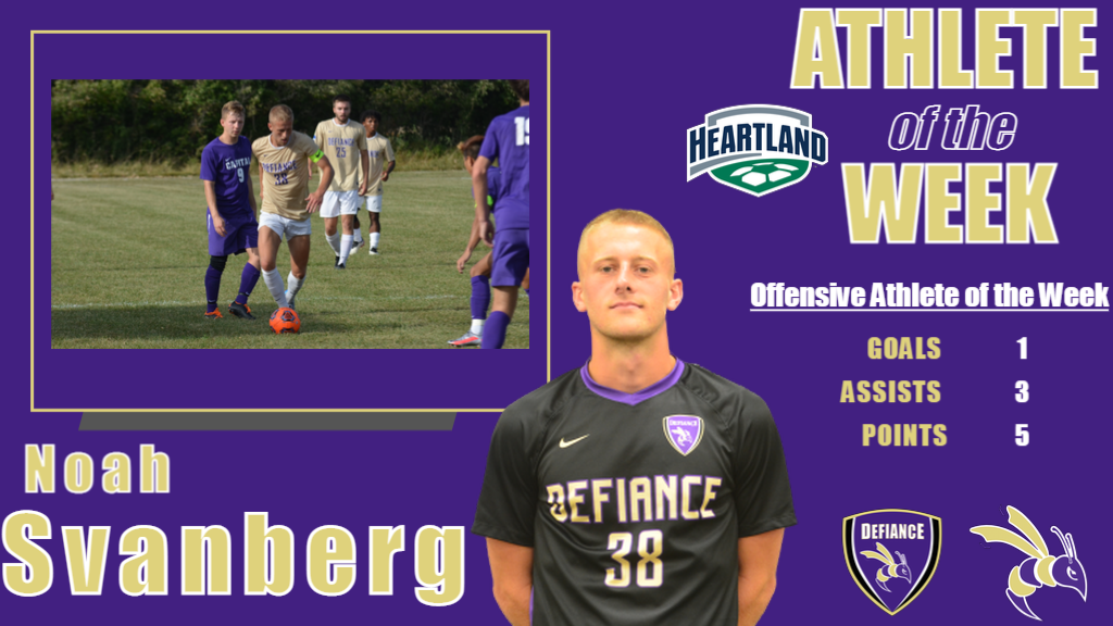 Svanberg named HCAC Offensive Athlete of the Week