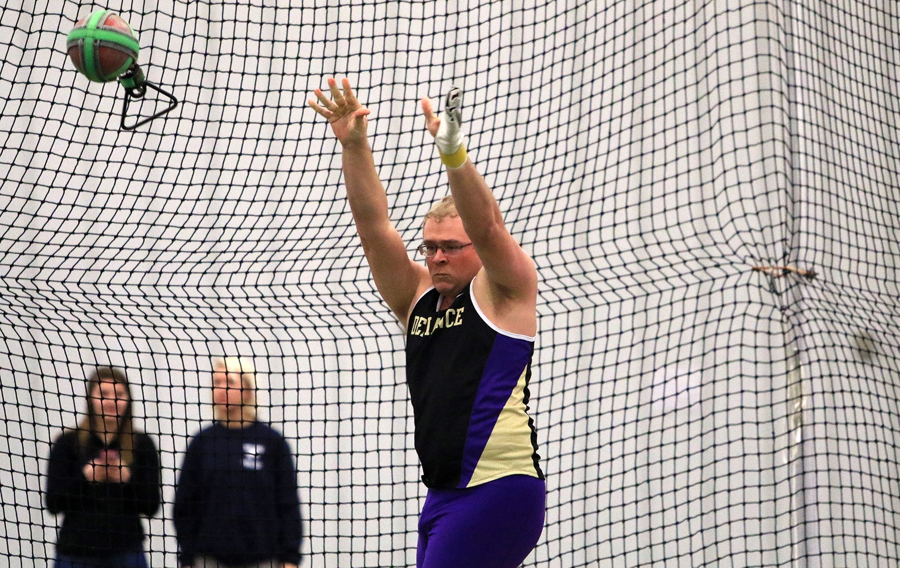 Members of Men's Track Team Complete HCAC Championships