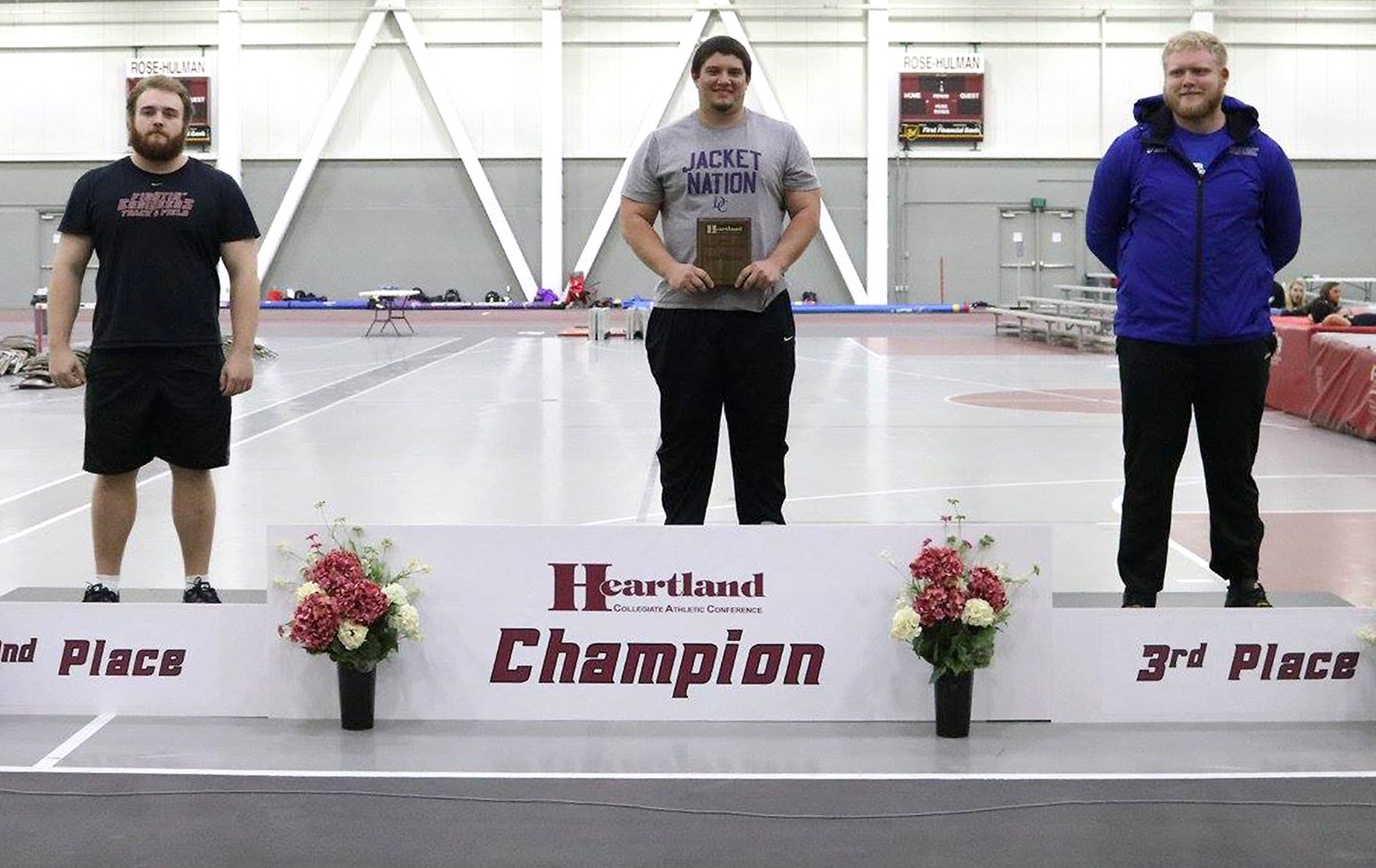 Petro Wins Weight Throw Title at HCAC Indoor Championships