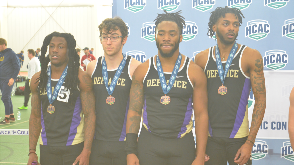 Men's Track places eighth at HCAC Indoor Championships