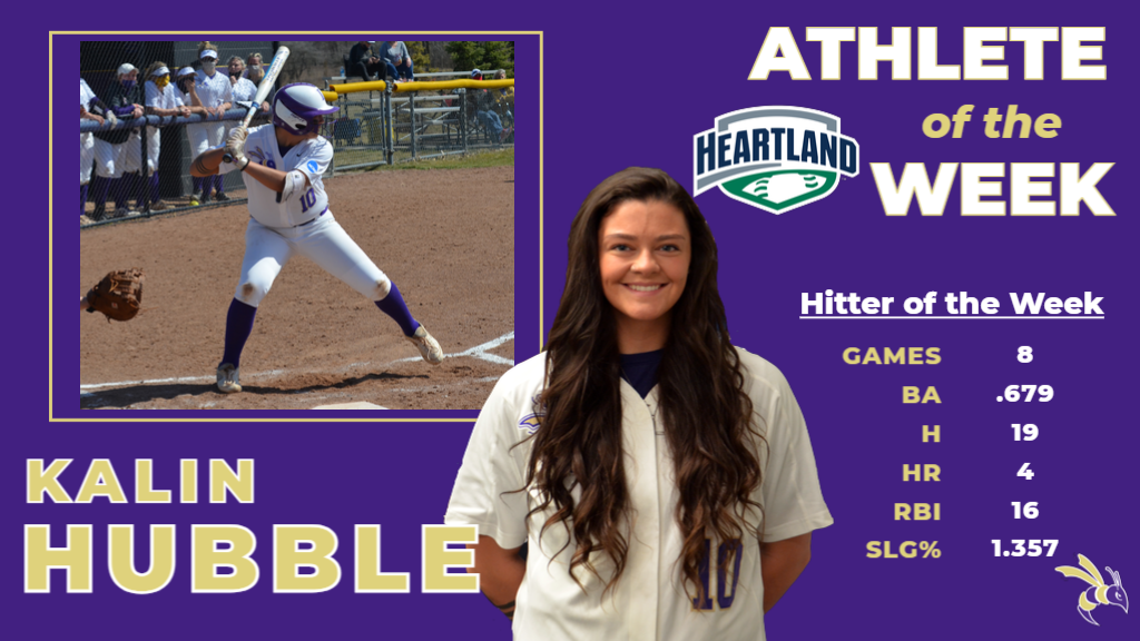 Hubble named HCAC Hitter of the Week