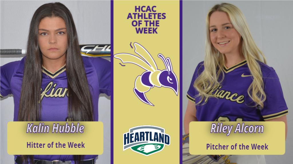 Hubble and Alcorn earn HCAC Athlete of the Week honors