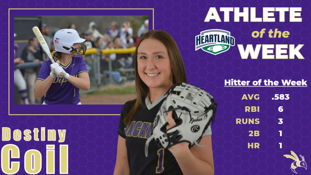 Coil named HCAC Hitter of the Week
