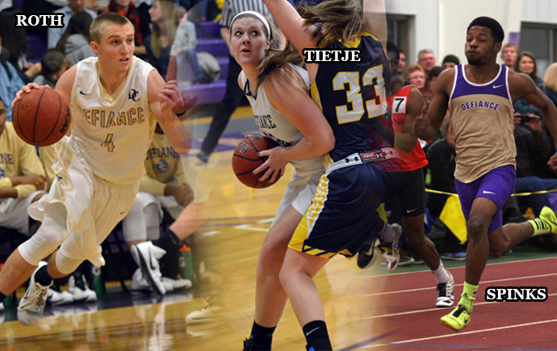 Roth, Tietje, and Spinks Named HCAC Players of the Week