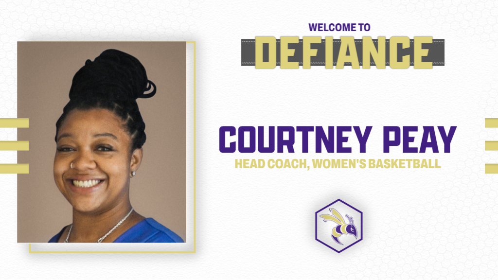 Courtney Peay named new Head Women’s Basketball Coach at Defiance College