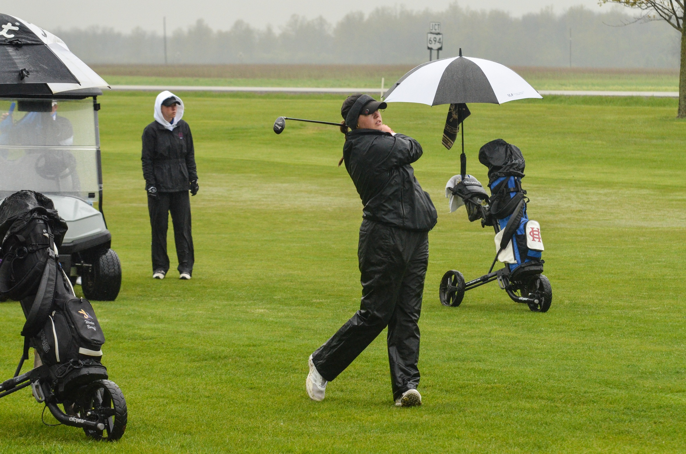 HCAC Women’s Golf Championships open on soggy day at Moose Landing