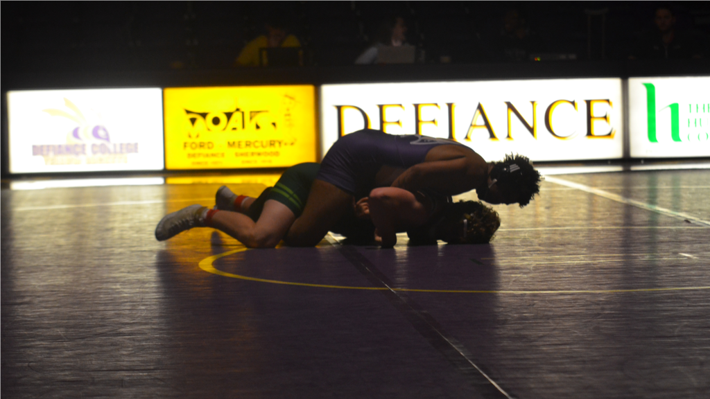 Wrestling downs Wilmington for first dual win of season