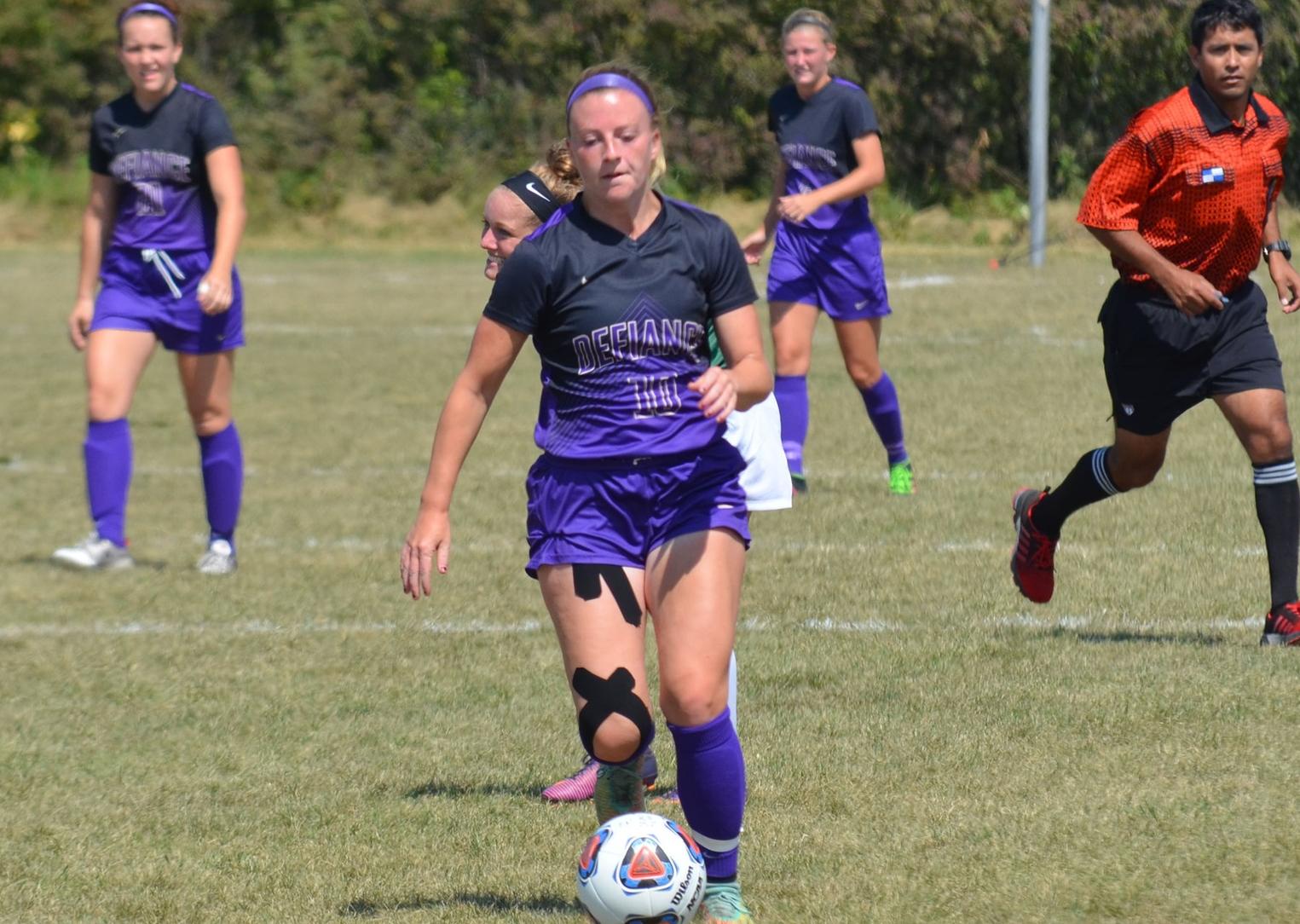 Defiance Swarms Bethany (W. Va.) in Overtime Thriller on the Final Day of the Purple and Gold Classic
